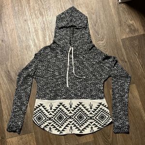 Lightweight knit long sleeve top